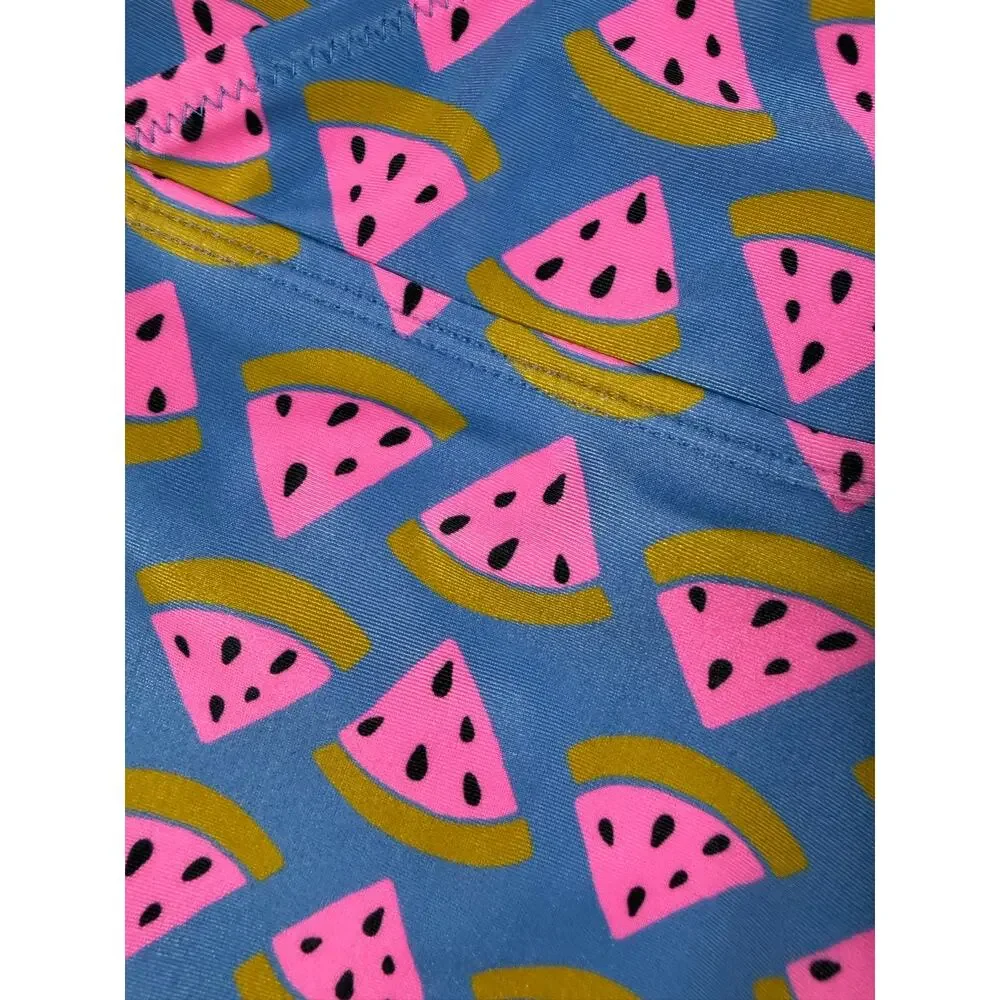 Tea Collection Watermelon Wedge Tie Tankini Swim Top Girls Size 5